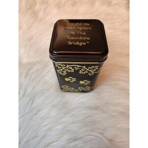 Rainbow Bridge Paw Print Pet Urn